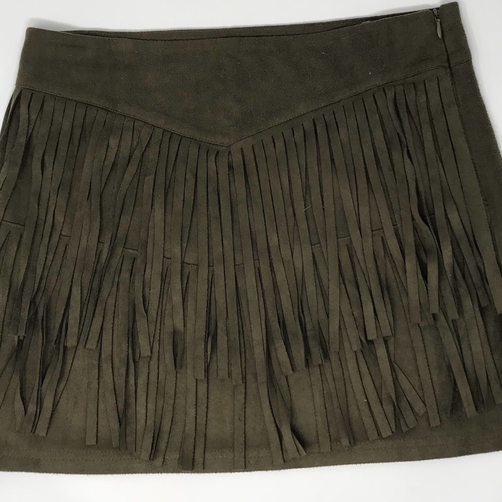 Suede Skirt